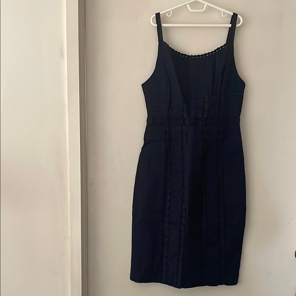 Navy Nanette Lapore sleeveless sundress